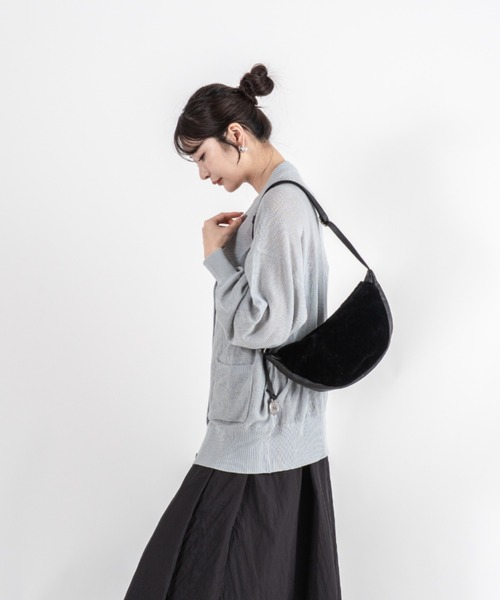 marco masi（マルコマージ）の「【MARCO MASI/マルコマージ】ショルダーバッグ ムーンバッグ（ショルダーバッグ・レディース・ブラック系その他/ブラック/アイボリー/ベージュ・FREE）」の21枚目の写真