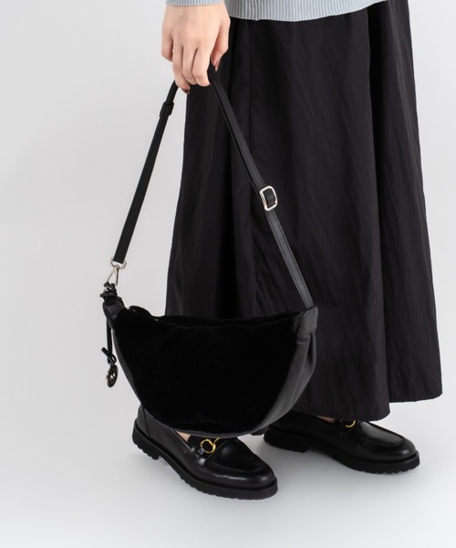 marco masi（マルコマージ）の「【MARCO MASI/マルコマージ】ショルダーバッグ ムーンバッグ（ショルダーバッグ・レディース・ブラック系その他/ブラック/アイボリー/ベージュ・FREE）」の22枚目の写真