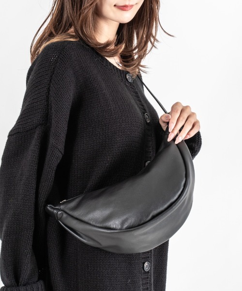 marco masi（マルコマージ）の「【MARCO MASI/マルコマージ】ショルダーバッグ ムーンバッグ（ショルダーバッグ・レディース・ブラック系その他/ブラック/アイボリー/ベージュ・FREE）」の15枚目の写真