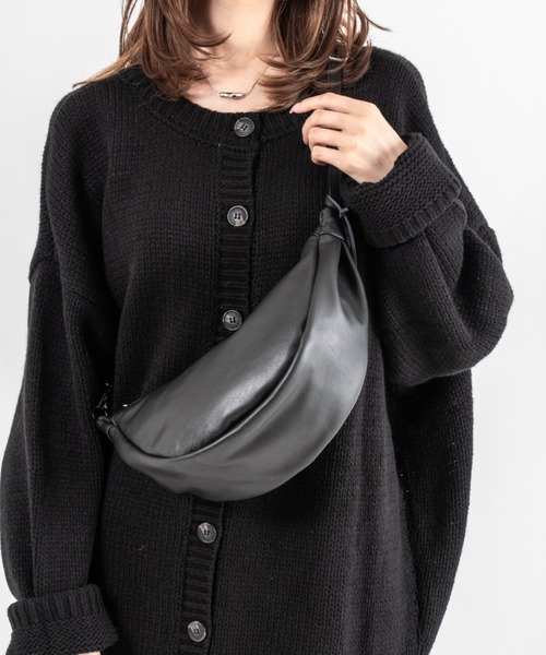 marco masi（マルコマージ）の「【MARCO MASI/マルコマージ】ショルダーバッグ ムーンバッグ（ショルダーバッグ・レディース・ブラック系その他/ブラック/アイボリー/ベージュ・FREE）」の16枚目の写真