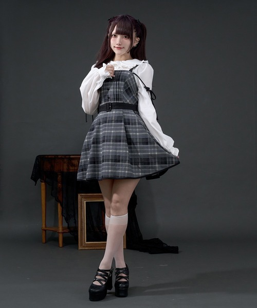 Pal elfy(パルエルフィー)の「コルセットフリルブラウス(シャツ/ブラウス・レディース・オフホワイト/ブラック・フリー)」の12枚目の写真