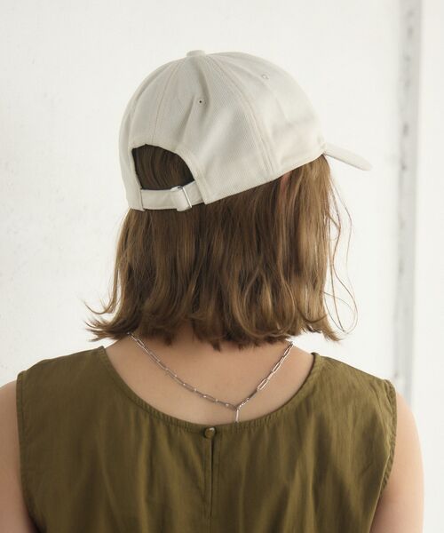 casita(RETRO GIRL)(カシータ)の「コーデュロイキャップ(キャップ・レディース・オフホワイト/ブルー/ブラウン・ONE SIZE)」の14枚目の写真