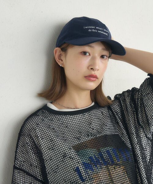 casita(RETRO GIRL)(カシータ)の「コーデュロイキャップ(キャップ・レディース・オフホワイト/ブルー/ブラウン・ONE SIZE)」の18枚目の写真