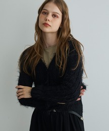 シャギーニットカーディガン / Shaggy Knit Cardigan