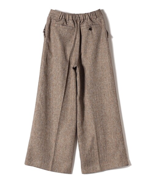 SHIPS Colors(シップス カラーズ)の「SHIPS Colors:フリンジ ヘリンボーン ワイド パンツ(その他パンツ・レディース・ブラウン/グレー・SMALL/MEDIUM)」の5枚目の写真