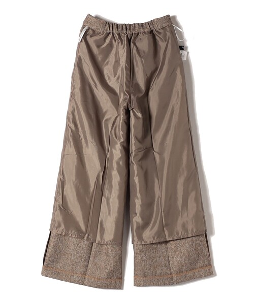 SHIPS Colors(シップス カラーズ)の「SHIPS Colors:フリンジ ヘリンボーン ワイド パンツ(その他パンツ・レディース・ブラウン/グレー・SMALL/MEDIUM)」の7枚目の写真