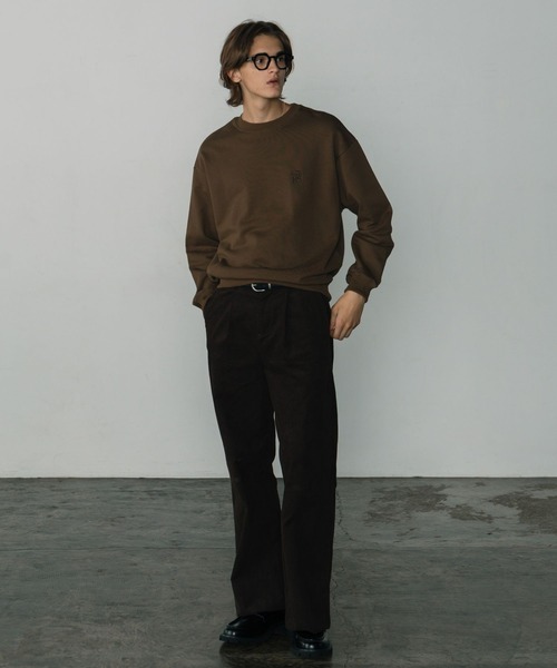 LURAKU】Corduroy One-tuck Straight Pants / コーデュロイワンタック