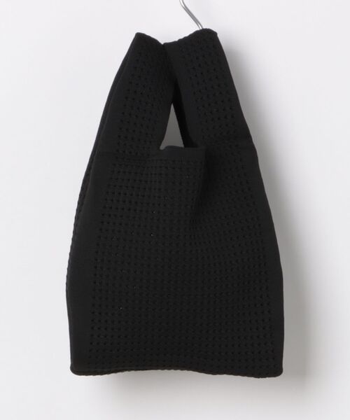 styiro（スタイロ）の「無地ニットバッグ（ハンドバッグ・レディース・グリーン/アイボリー/ブラック・FREE）」の7枚目の写真