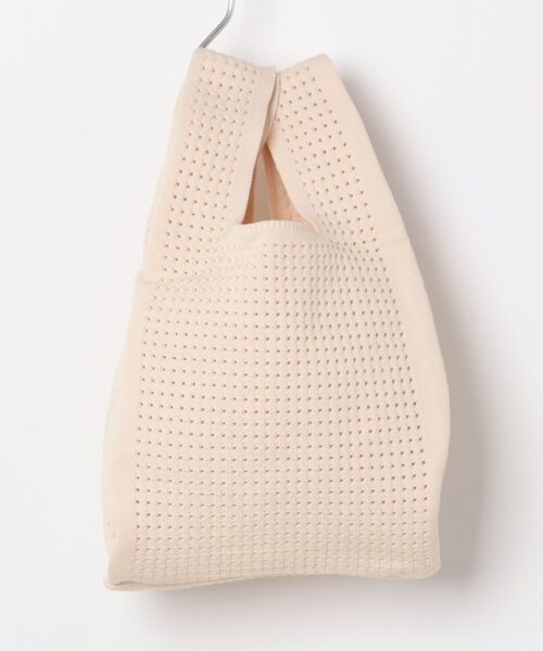 styiro（スタイロ）の「無地ニットバッグ（ハンドバッグ・レディース・グリーン/アイボリー/ブラック・FREE）」の19枚目の写真