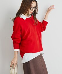 un dix cors | 《着回し力抜群》14ハイゲージ肩裾ラウンドプルオーバー(ニット/セーター)