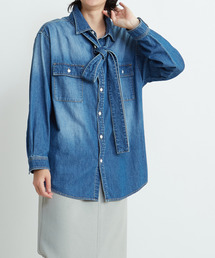 CONVERSE TOKYO | BOWTIE DENIM SHIRT(シャツ/ブラウス)