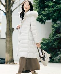 UNTITLED（アンタイトル）の「◇POLISH WHITE DUCKダウンコート