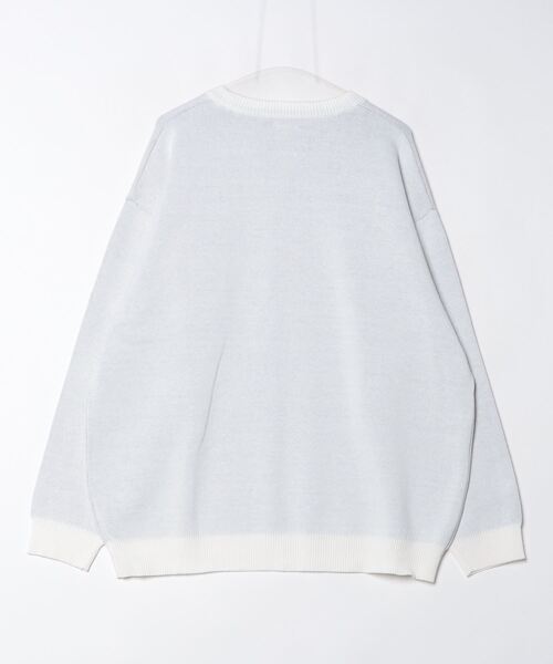 BEAVER（ビーバー）の「B omnivore/ビーオムニボー　DOG SWEAT CREW（スウェット・メンズ・チャコールグレー/ナチュラル・M/XL/L）」の3枚目の写真