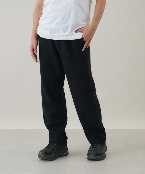 kuros'オリジナル】ウールカシミヤニットパンツ（その他パンツ