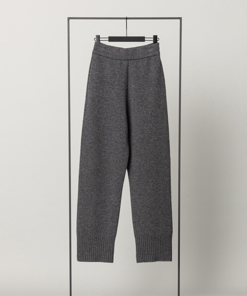 新品✴︎高品質✴︎カシミヤ90%しっとり*リラックスシルエット*ニットパンツ kuros'オリジナル】ウールカシミヤニットパンツ（その他パンツ