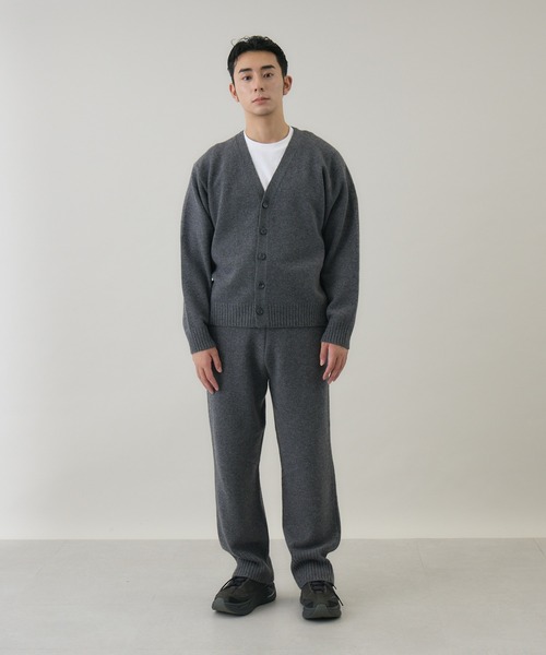 kuros'(クロス)の「【kuros’オリジナル】ウールカシミヤニットパンツ(その他パンツ・レディース・チャコールグレー/ブラック・MEDIUM/LARGE)」の10枚目の写真