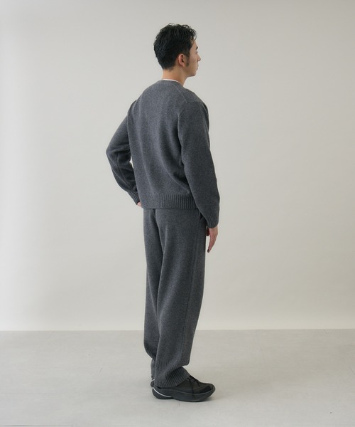 kuros'(クロス)の「【kuros’オリジナル】ウールカシミヤニットパンツ(その他パンツ・レディース・チャコールグレー/ブラック・MEDIUM/LARGE)」の11枚目の写真