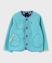 Paul Smith Junior ネイビーウールコート ウール千鳥柄 3Bジャケット(100cm 紺): キッズ - ナルミヤ
