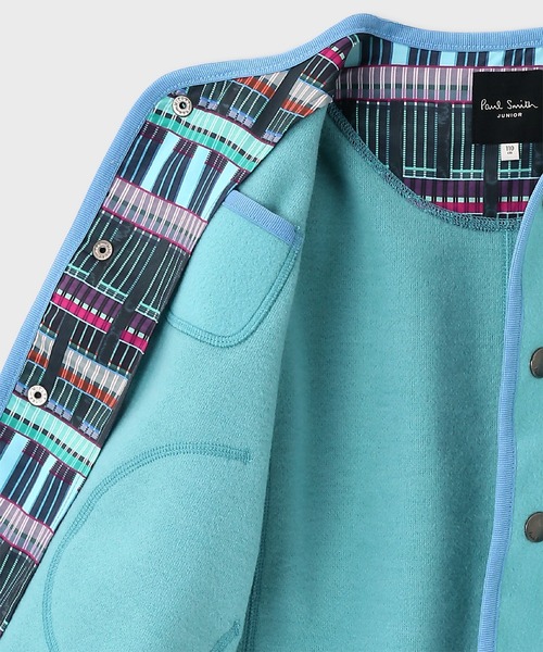 セール】ジュニア パイピング ノーカラージャケット / 893180 4153209