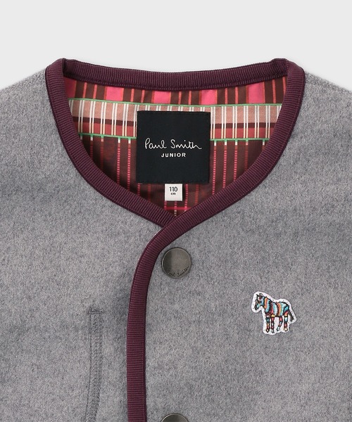 セール】ジュニア パイピング ノーカラージャケット / 893180 4153209