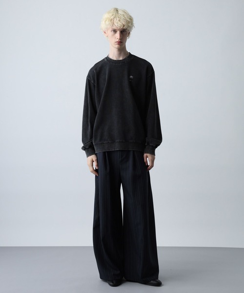 HARE（ハレ）の「フラワーHAREロゴスウェット(HARE)（スウェット・メンズ・ブラック/レッド/グレー系その他/ホワイト/パープル・SMALL/MEDIUM）」の20枚目の写真