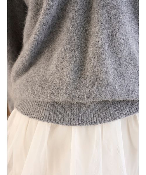 フォックス衿レースプルオーバー（ニット/セーター）｜SNIDEL