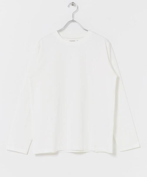 URBAN RESEARCH DOORS（アーバンリサーチドアーズ）の「Grow Organic クルーネックロングスリーブTシャツ（Tシャツ/カットソー・レディース・ブラウン/オフホワイト・MEDIUM）」の11枚目の写真