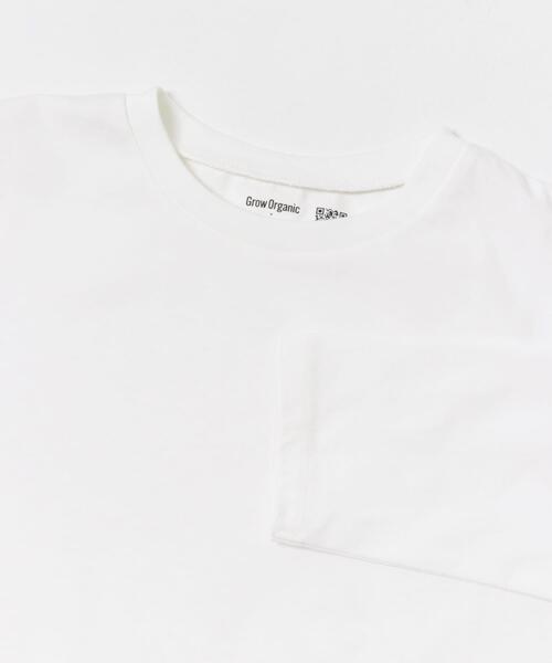 URBAN RESEARCH DOORS（アーバンリサーチドアーズ）の「Grow Organic クルーネックロングスリーブTシャツ（Tシャツ/カットソー・レディース・ブラウン/オフホワイト・MEDIUM）」の12枚目の写真