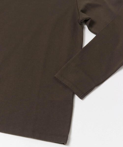 URBAN RESEARCH DOORS（アーバンリサーチドアーズ）の「Grow Organic クルーネックロングスリーブTシャツ（Tシャツ/カットソー・レディース・ブラウン/オフホワイト・MEDIUM）」の9枚目の写真