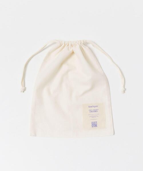 URBAN RESEARCH DOORS（アーバンリサーチドアーズ）の「Grow Organic クルーネックロングスリーブTシャツ（Tシャツ/カットソー・レディース・ブラウン/オフホワイト・MEDIUM）」の4枚目の写真