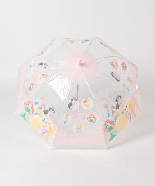Disney（ディズニー）の「ディズニー　ビニール傘　ディズニープリンセス ５０ＣＭ（長傘・キッズ・ピンク・50cm）」の5枚目の写真