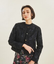 ブランド古着】ノーカラージャケット（レース）古着通販 - ZOZOUSED