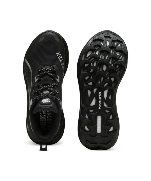 PUMA(プーマ)の「PUMA プーマ ウィメンズ ヴォヤージュ ニトロ 4 ゴアテックス ランニングシ(スニーカー・レディース・ブラック×シルバー・26.0cm/25.5cm/25.0cm/22.0cm/22.5cm/24.0cm/24.5cm/23.0cm/23.5cm)」の4枚目の写真