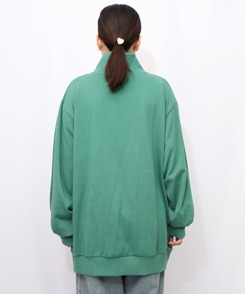 153697：スカラーちゃんと時計と音楽柄裏毛チュニック