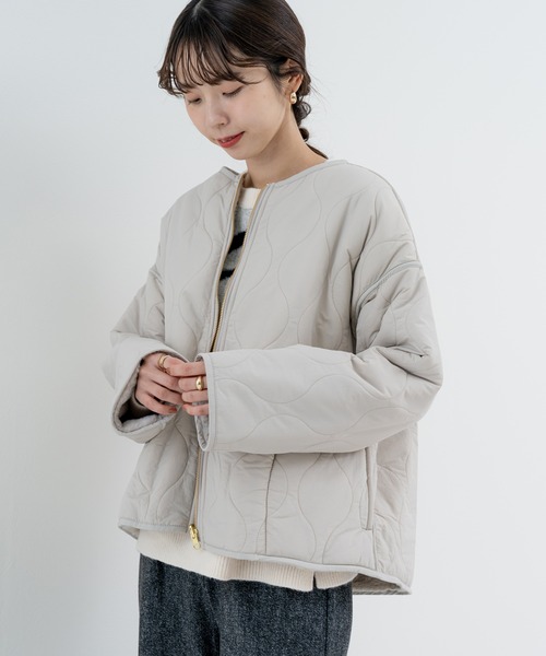 ANNA LUNA(アンナルナ)の「【ANNA LUNA】 2WAY 中綿 リバーシブル ブルゾン(ブルゾン・レディース・ベージュ/ブラック・MEDIUM)」の15枚目の写真