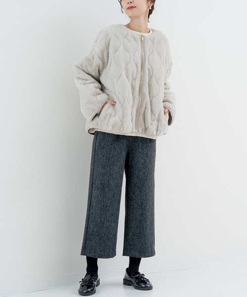 ANNA LUNA(アンナルナ)の「【ANNA LUNA】 2WAY 中綿 リバーシブル ブルゾン(ブルゾン・レディース・ベージュ/ブラック・MEDIUM)」の6枚目の写真