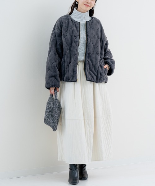 ANNA LUNA(アンナルナ)の「【ANNA LUNA】 2WAY 中綿 リバーシブル ブルゾン(ブルゾン・レディース・ベージュ/ブラック・MEDIUM)」の12枚目の写真