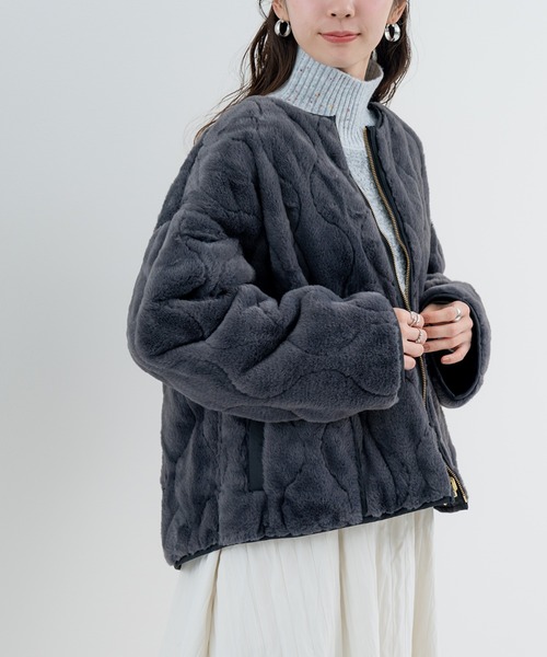 ANNA LUNA(アンナルナ)の「【ANNA LUNA】 2WAY 中綿 リバーシブル ブルゾン(ブルゾン・レディース・ベージュ/ブラック・MEDIUM)」の10枚目の写真