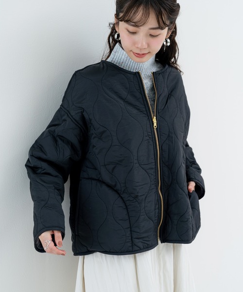 ANNA LUNA(アンナルナ)の「【ANNA LUNA】 2WAY 中綿 リバーシブル ブルゾン(ブルゾン・レディース・ベージュ/ブラック・MEDIUM)」の9枚目の写真