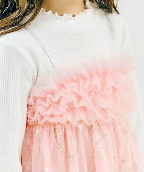 apres les cours(アプレレクール)の「【リンク】Holidayワンピース_アプレレクールマシェリ_ジュニア対応(ワンピース・キッズ・サックスブルー/ピンク・140/130/120/110/100/90/80)」の11枚目の写真