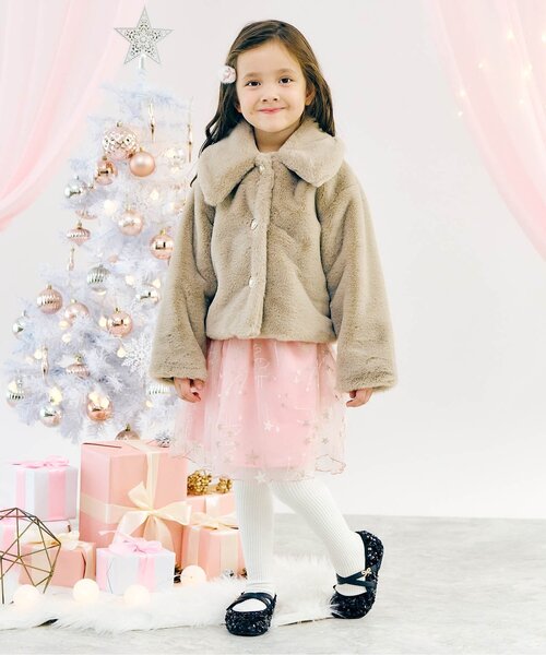 apres les cours(アプレレクール)の「【リンク】Holidayワンピース_アプレレクールマシェリ_ジュニア対応(ワンピース・キッズ・サックスブルー/ピンク・140/130/120/110/100/90/80)」の13枚目の写真