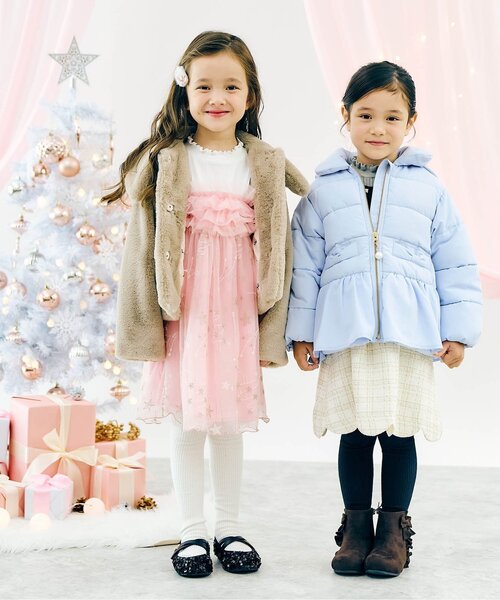 apres les cours(アプレレクール)の「【リンク】Holidayワンピース_アプレレクールマシェリ_ジュニア対応(ワンピース・キッズ・サックスブルー/ピンク・140/130/120/110/100/90/80)」の15枚目の写真