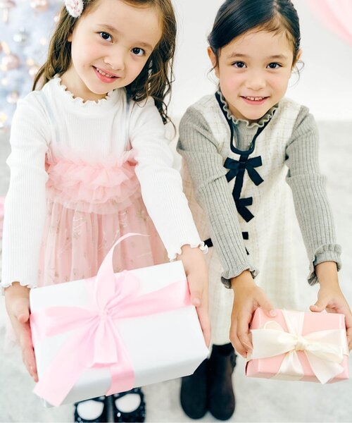 apres les cours(アプレレクール)の「【リンク】Holidayワンピース_アプレレクールマシェリ_ジュニア対応(ワンピース・キッズ・サックスブルー/ピンク・140/130/120/110/100/90/80)」の16枚目の写真