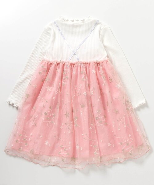 apres les cours(アプレレクール)の「【リンク】Holidayワンピース_アプレレクールマシェリ_ジュニア対応(ワンピース・キッズ・サックスブルー/ピンク・140/130/120/110/100/90/80)」の8枚目の写真