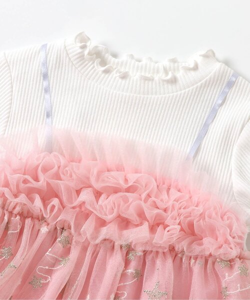 apres les cours(アプレレクール)の「【リンク】Holidayワンピース_アプレレクールマシェリ_ジュニア対応(ワンピース・キッズ・サックスブルー/ピンク・140/130/120/110/100/90/80)」の21枚目の写真