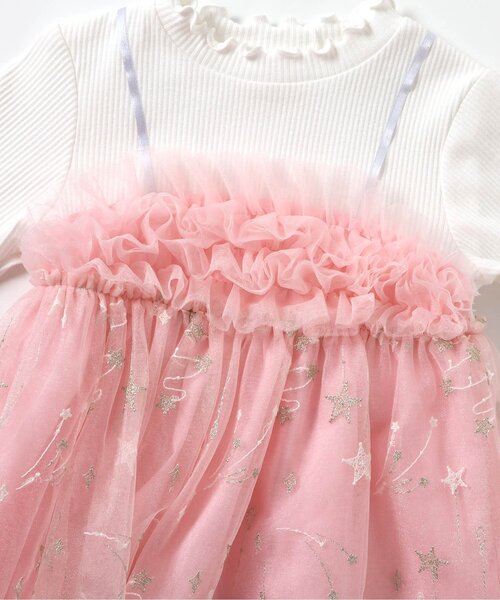 apres les cours(アプレレクール)の「【リンク】Holidayワンピース_アプレレクールマシェリ_ジュニア対応(ワンピース・キッズ・サックスブルー/ピンク・140/130/120/110/100/90/80)」の22枚目の写真