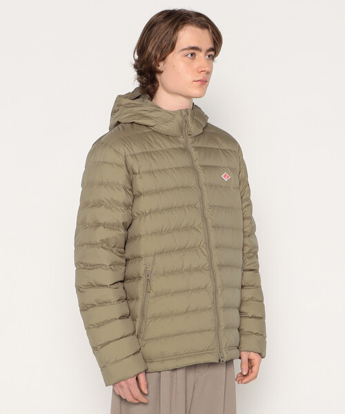 MEN'S NYLON TAFFETA MIDDLE DOWN HOODED JACKET（ダウンジャケット