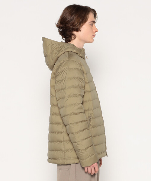 MEN'S NYLON TAFFETA MIDDLE DOWN HOODED JACKET（ダウンジャケット