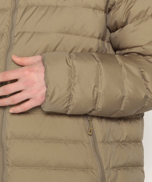 DANTON（ダントン）の「MEN'S NYLON TAFFETA MIDDLE DOWN HOODED JACKET（ダウンジャケット/コート・メンズ・ブラック/グレー系その他/ベージュ・L/XL/M/S/XXL/XS）」の11枚目の写真