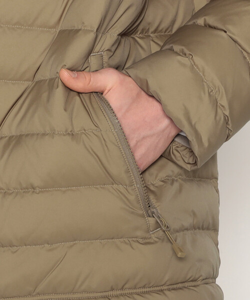 DANTON（ダントン）の「MEN'S NYLON TAFFETA MIDDLE DOWN HOODED JACKET（ダウンジャケット/コート・メンズ・ブラック/グレー系その他/ベージュ・L/XL/M/S/XXL/XS）」の12枚目の写真